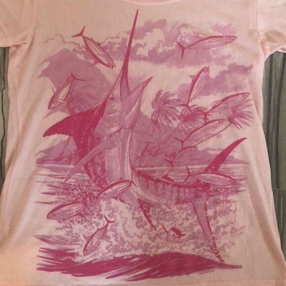 Guy harvey t shirt island marlin dri release - Picture 3 of 7